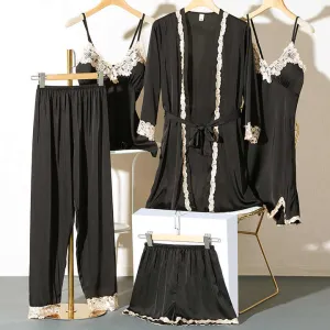 طقم بيجامات نسائية من الساتان Women's satin pajama set