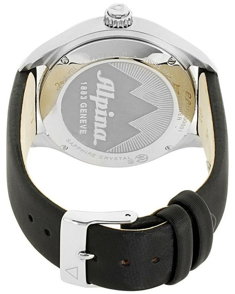 Alpina Horological Smartwatch Diamond Womens Calendar Quartz Satin Strap AL-285BTD3CD6