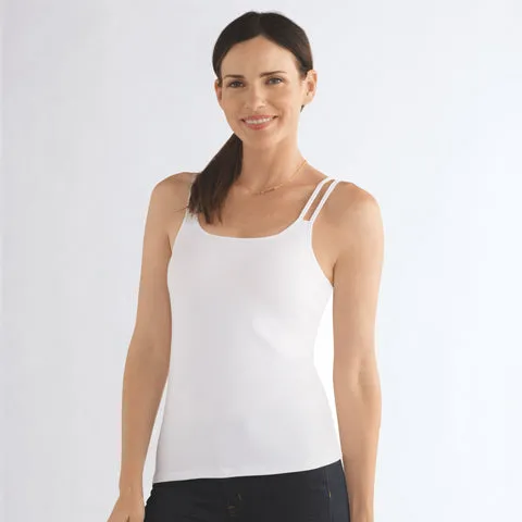 Amoena Valletta Mastectomy Tank Top White