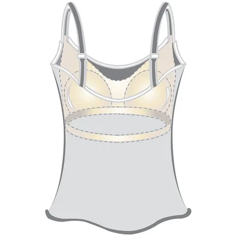 Amoena Valletta Mastectomy Tank Top White