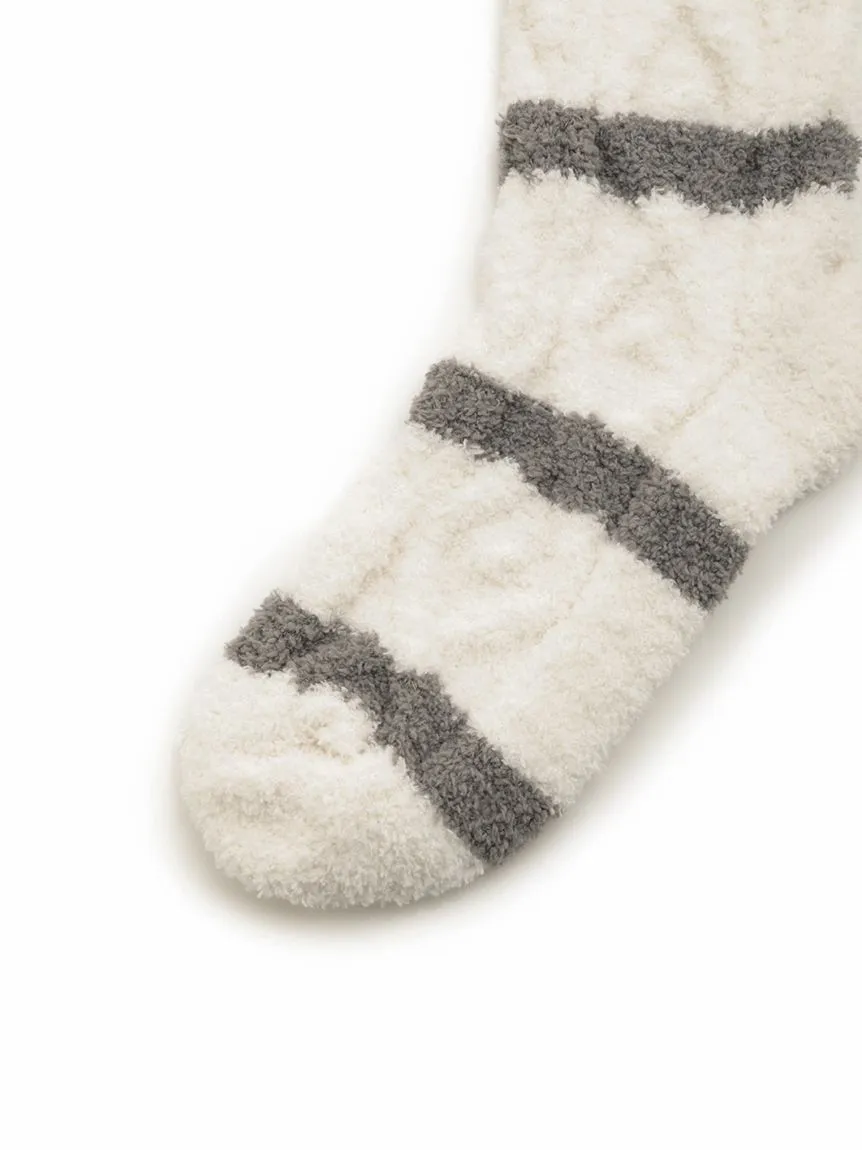 Baby Moco Aran Fuzzy Socks