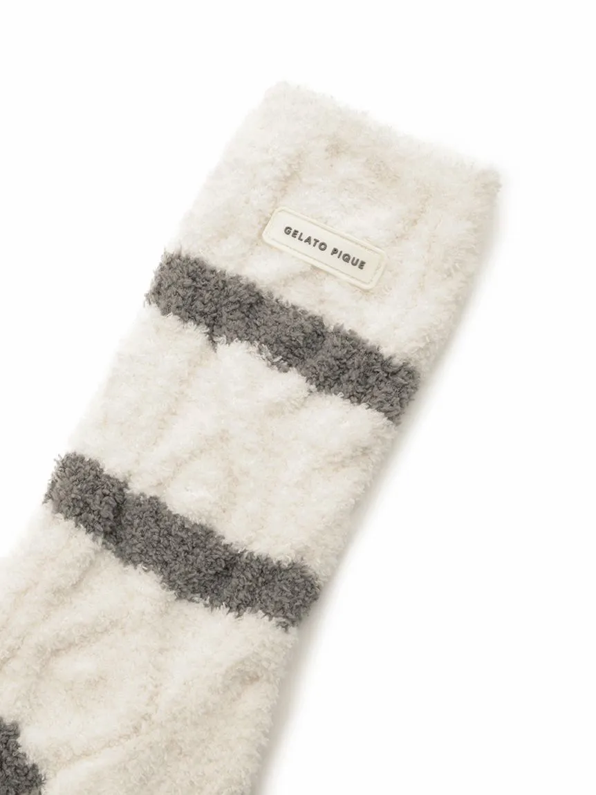 Baby Moco Aran Fuzzy Socks