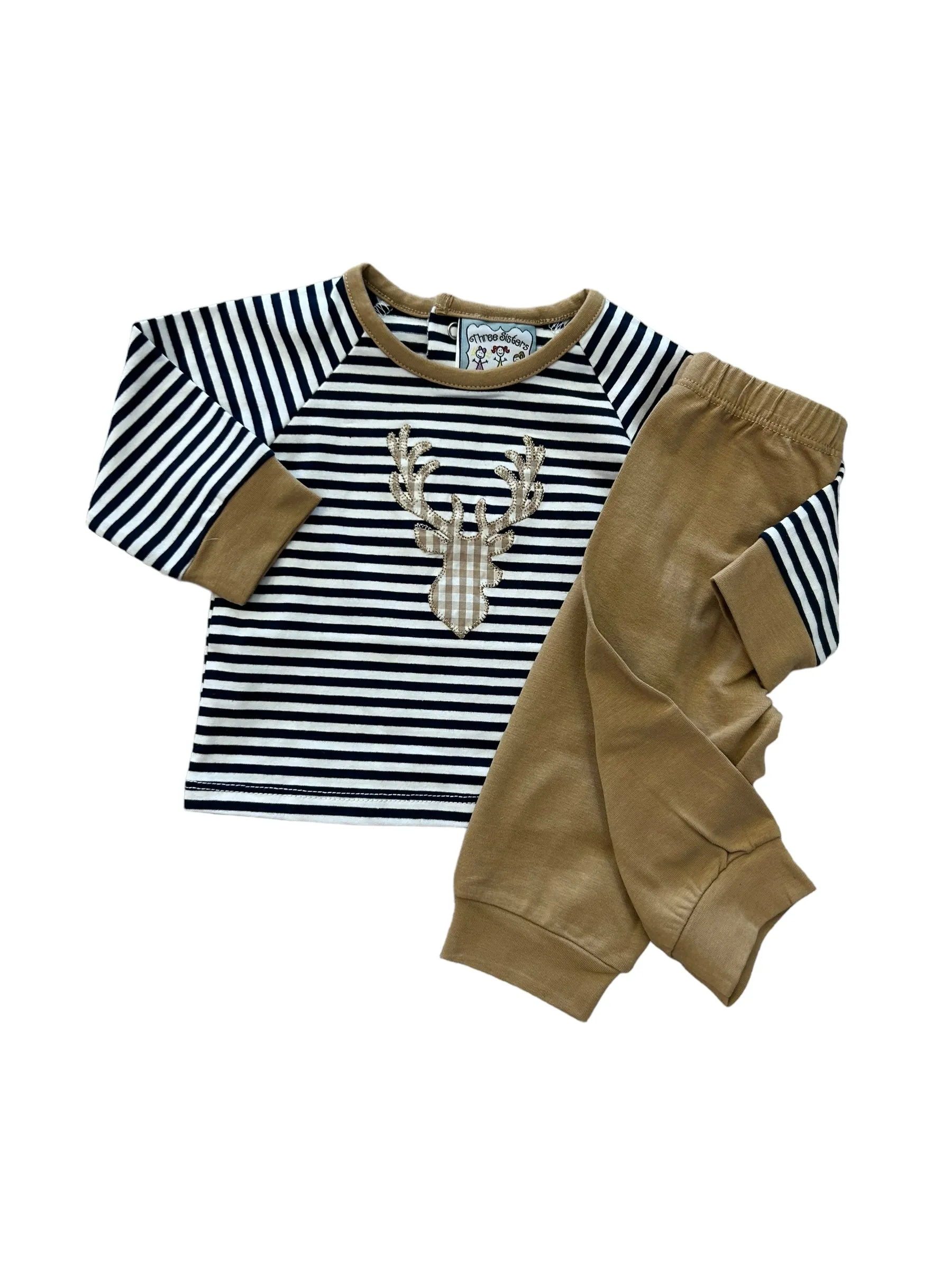 Boy's Applique Jogger Set