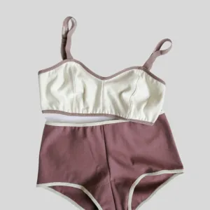 Boyshort brief and bralette set
