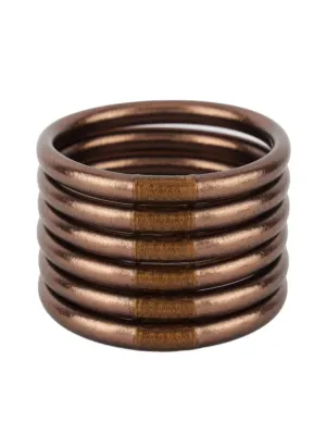 BuDhaGirl Meteorite All Weather Bangles MD (Set of 6)