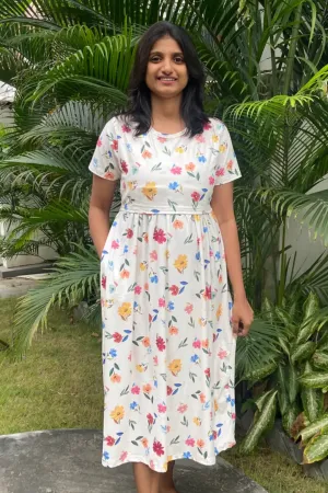 Buttercup Bloom Zipless Feeding Dress