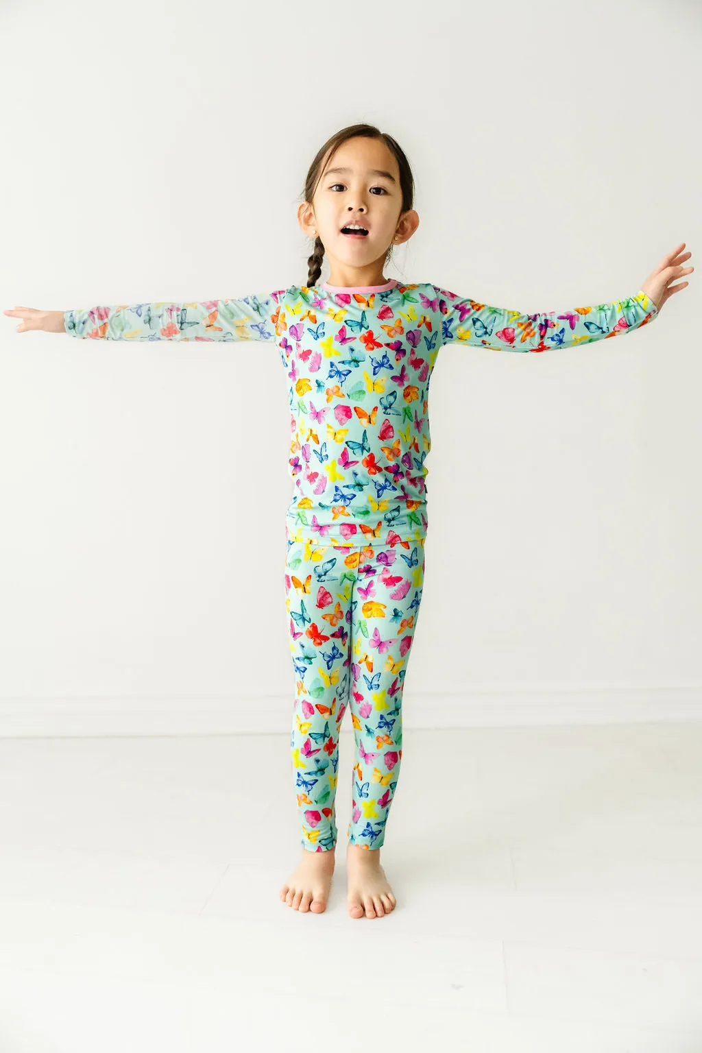 Butterflies Long Sleeve Jammies Set