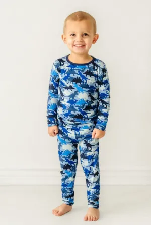 Camo Dino Long Sleeve Jammies Set