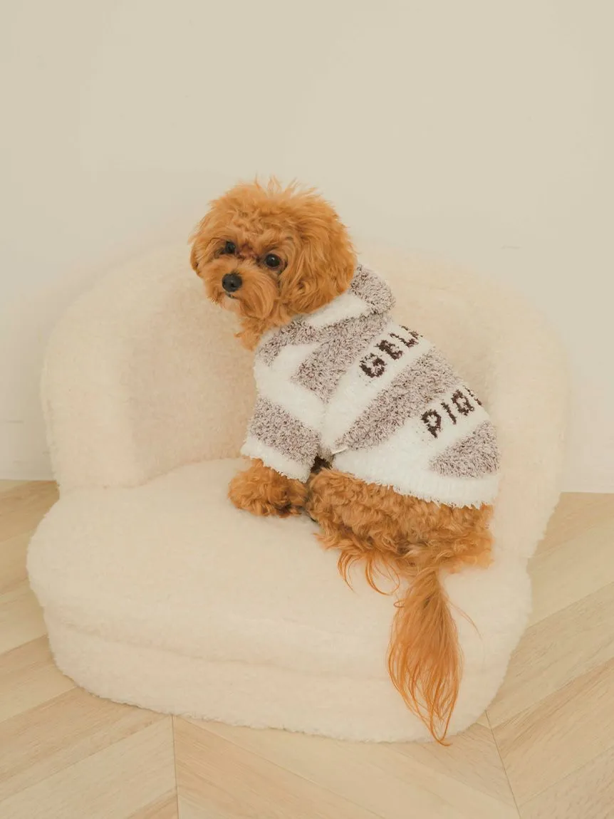 [CAT&DOG] Gelato Melange 2 Border Hoodie Pet Clothes