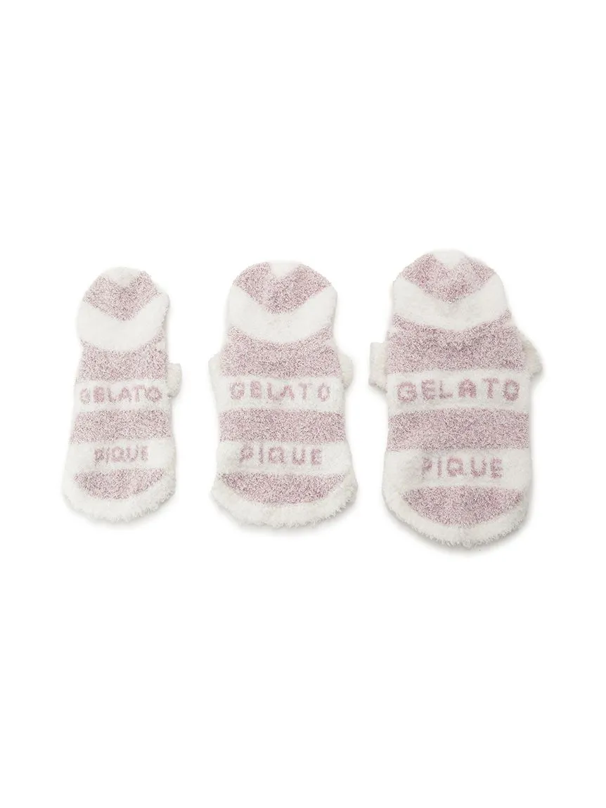[CAT&DOG] Gelato Melange 2 Border Hoodie Pet Clothes