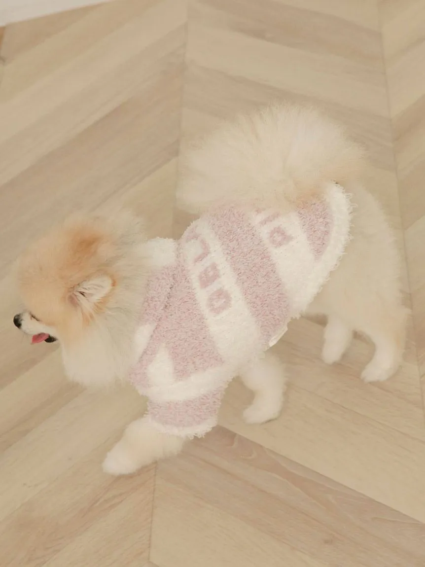 [CAT&DOG] Gelato Melange 2 Border Hoodie Pet Clothes