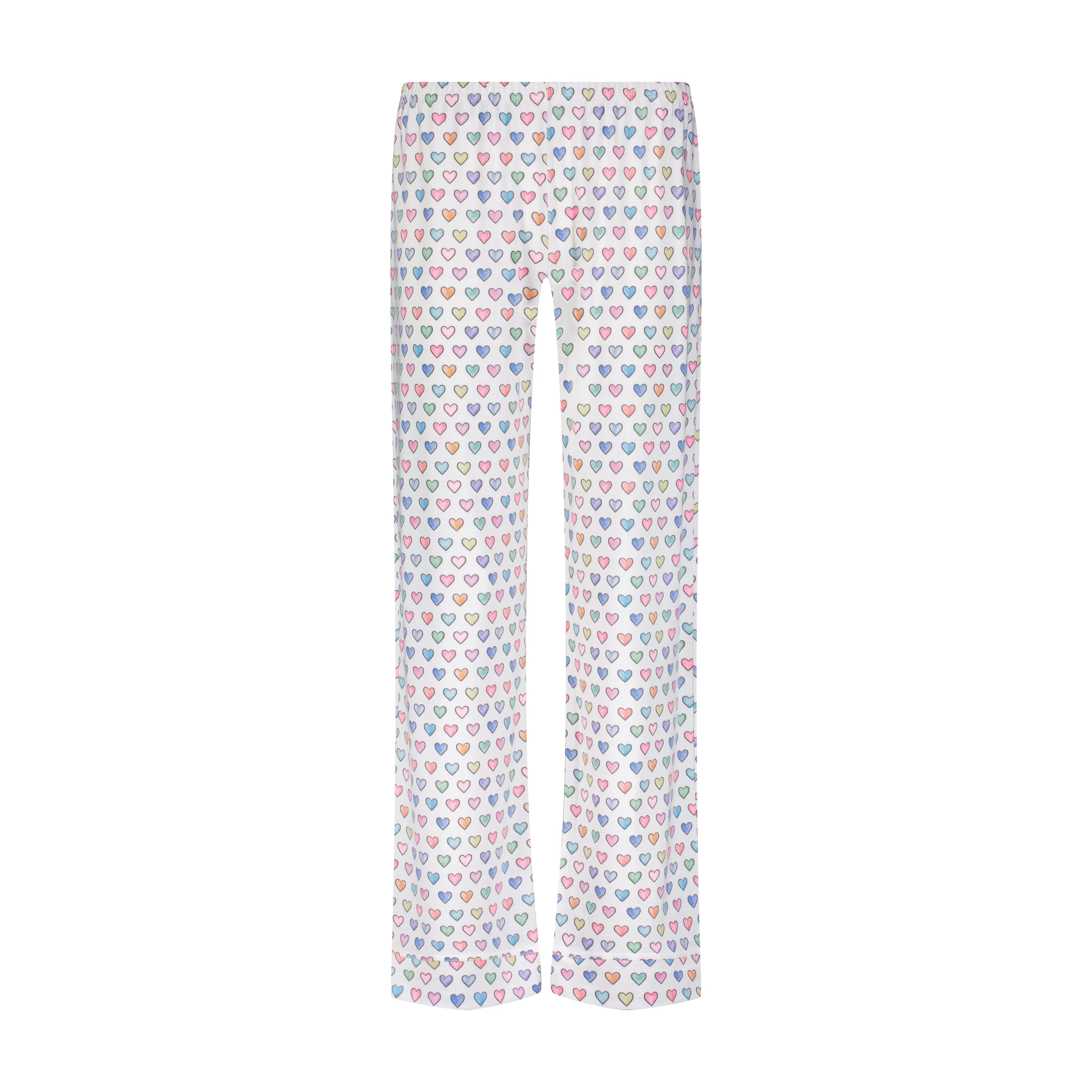 CHARLEY Pajama Set in RAINBOW HEARTS Print -NEW COLOR