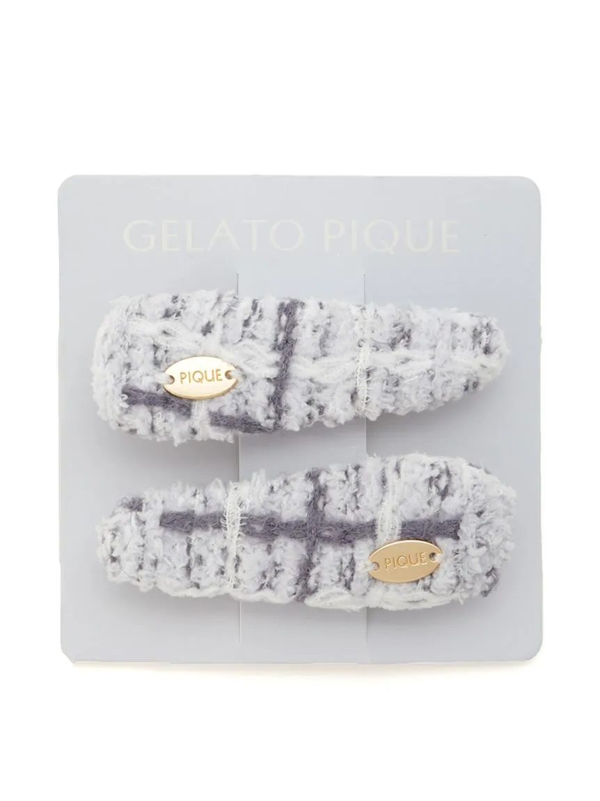 Checkered Hair Clip