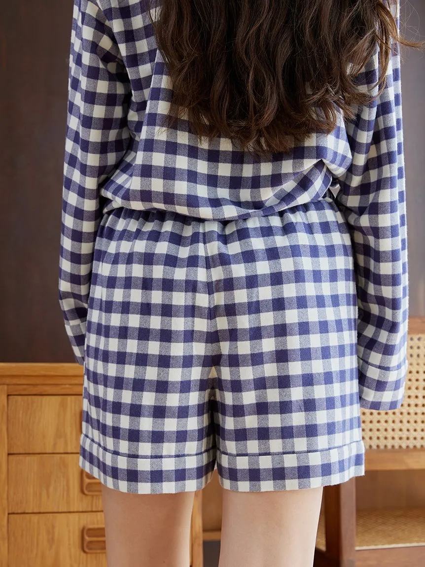 Checkered Lounge Shorts