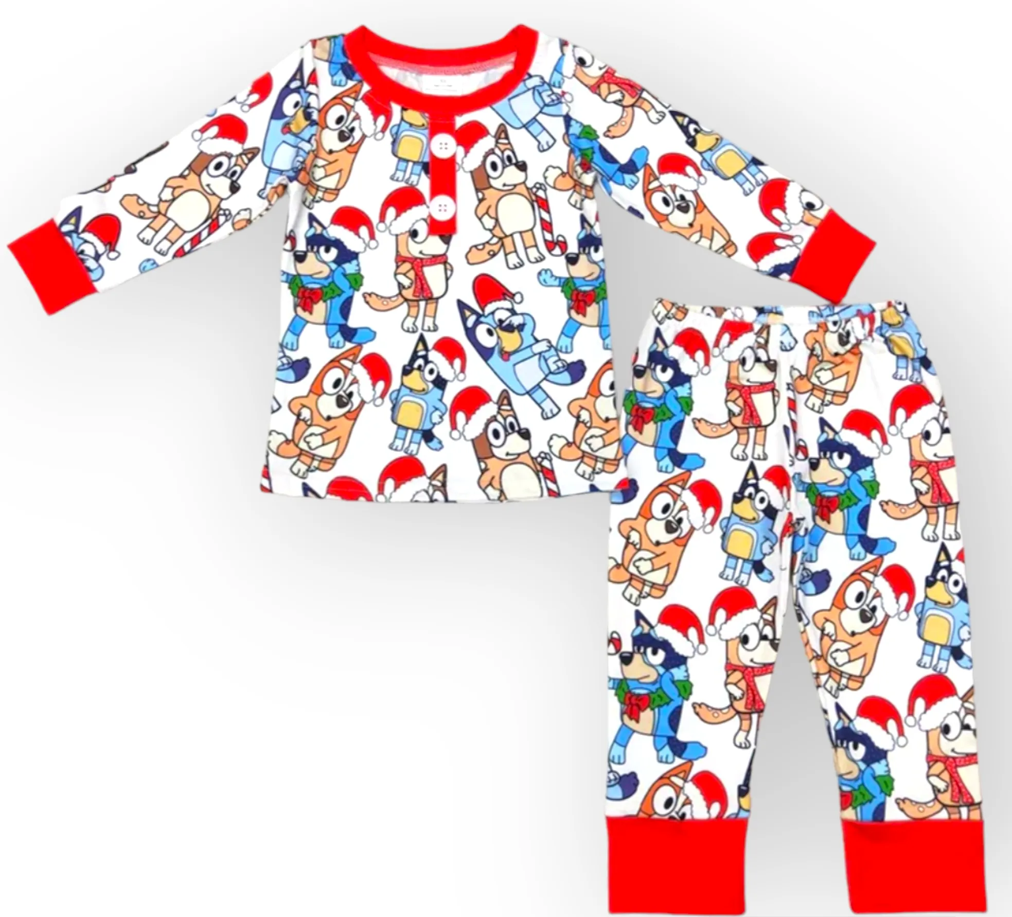 Christmas pajamas boy or girl BLUEY
