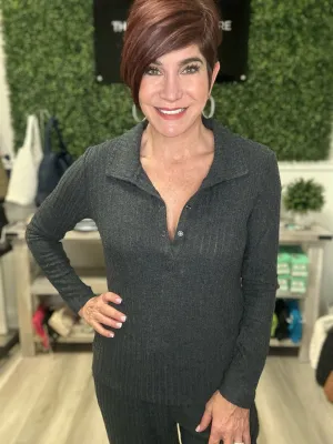 Collared Henley Softie Top