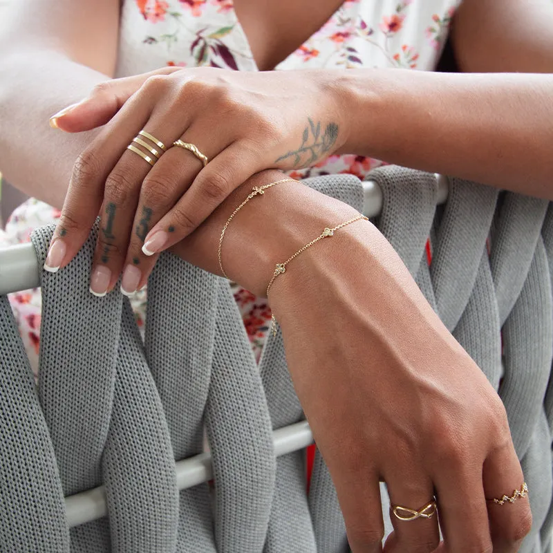 Distance Sparkle Diamond Bracelet