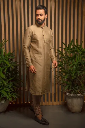 Dull green Kurta set