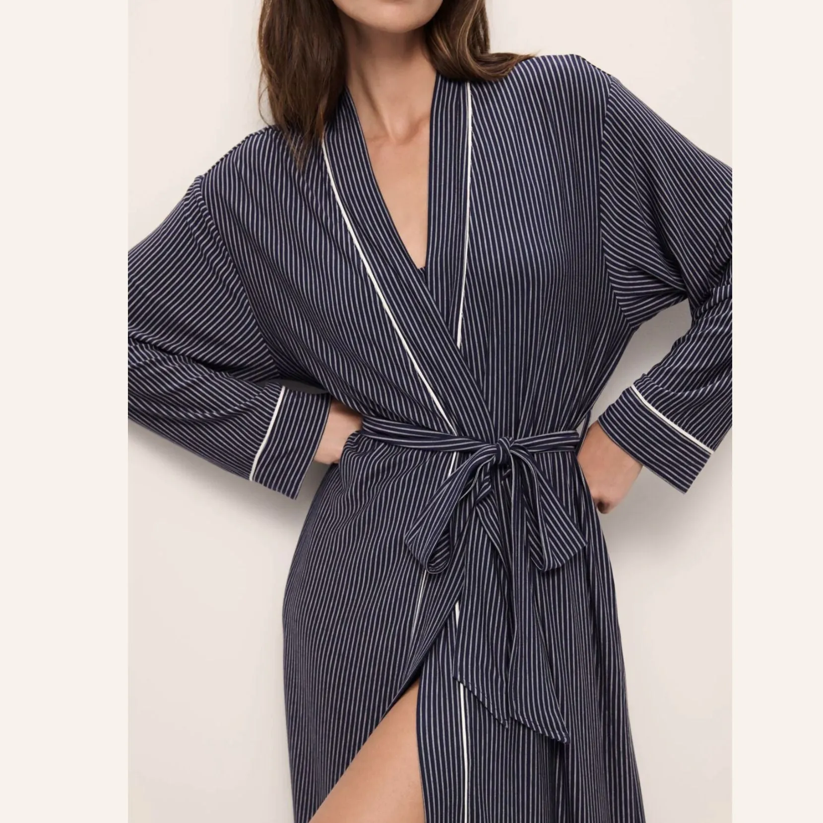 Eberjey Gisele Printed TENCEL™ Modal Long Robe R1141L
