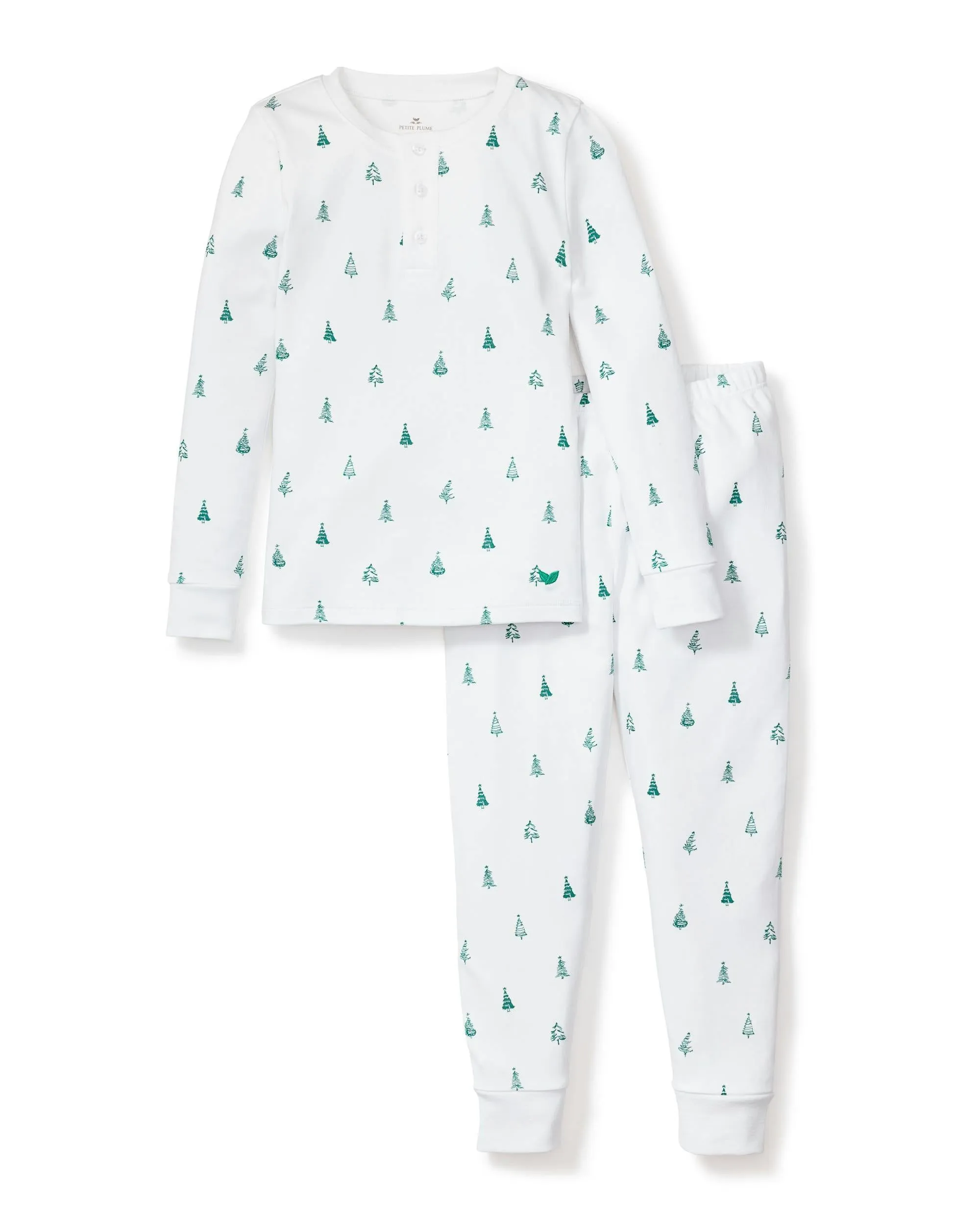Evergreen Trees Snug Fit Pajama Set