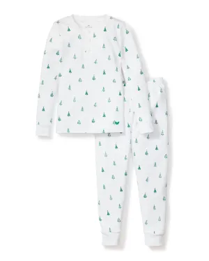 Evergreen Trees Snug Fit Pajama Set