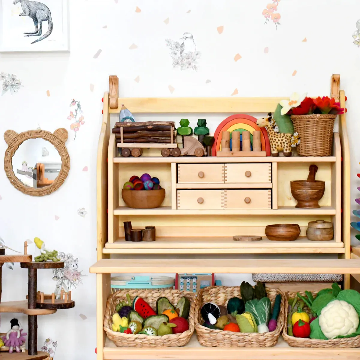 Felt Fruit & Vegetable Set - 15 Pieces
