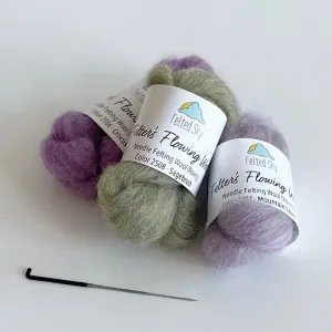 Felted Sky : Felter's Flowing Wool Roving - 1/8 oz