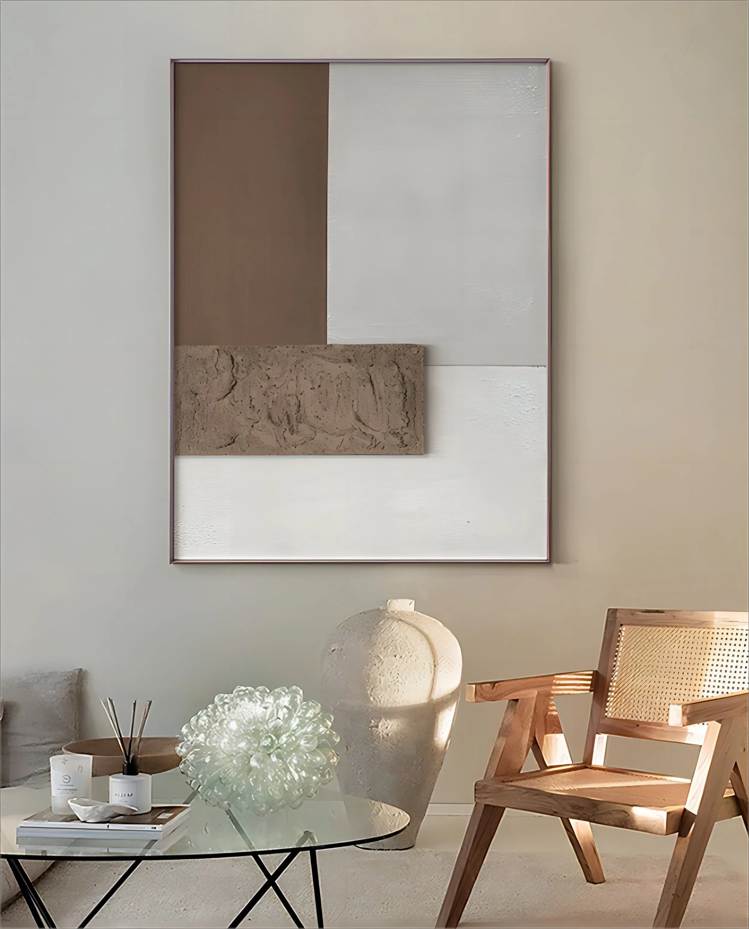 Geometric Serenity Canvas
