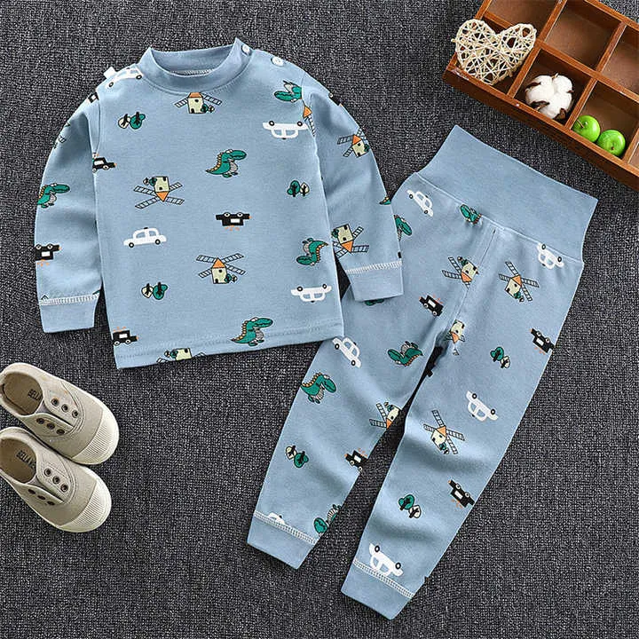 Girls Pajamas 2 Piece Set Snug Fit High-بيجامات للبنات مكونة من قطعتين
