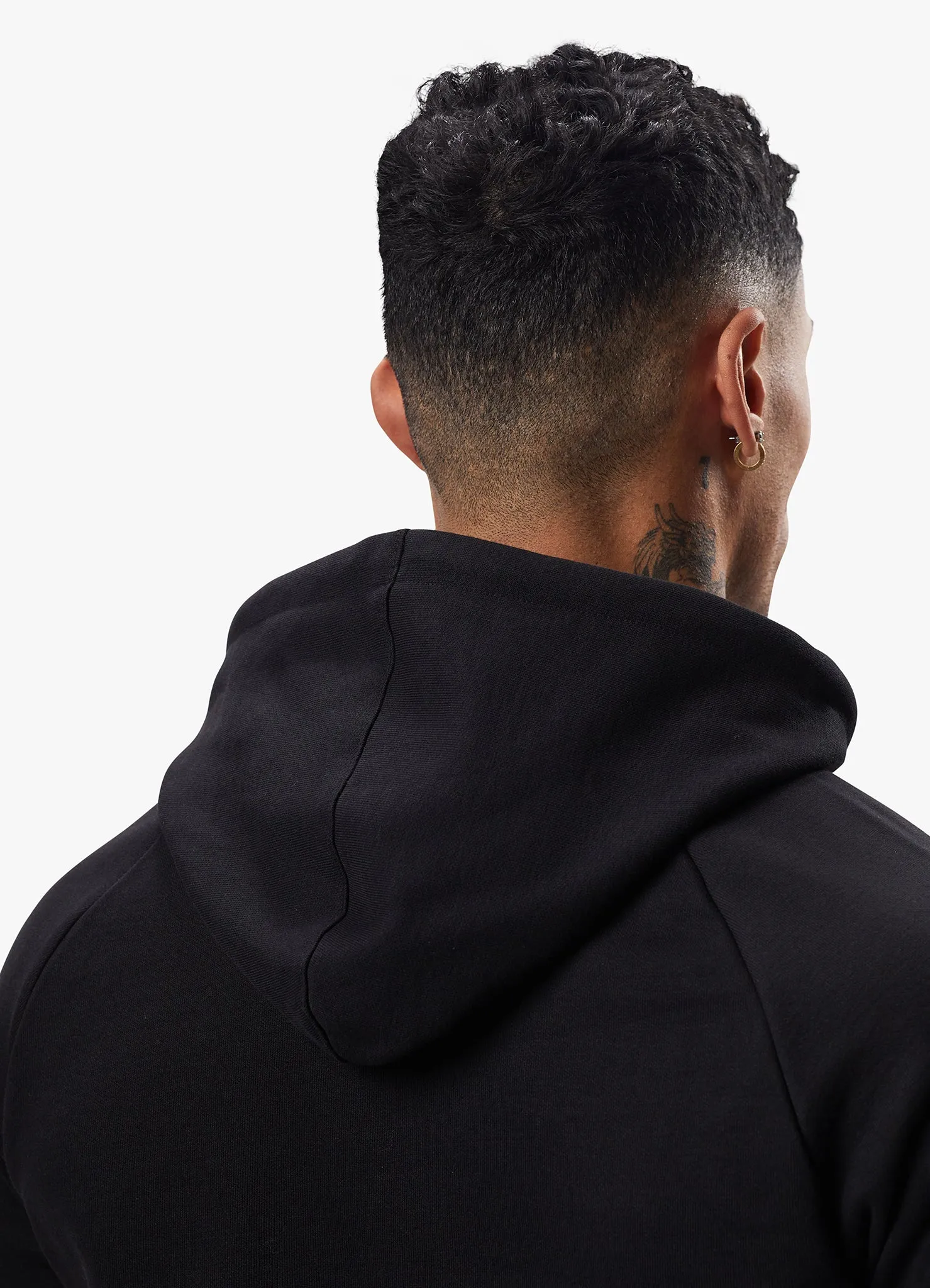 Gym King Pro Logo Fleece Tracksuit - Black/Red