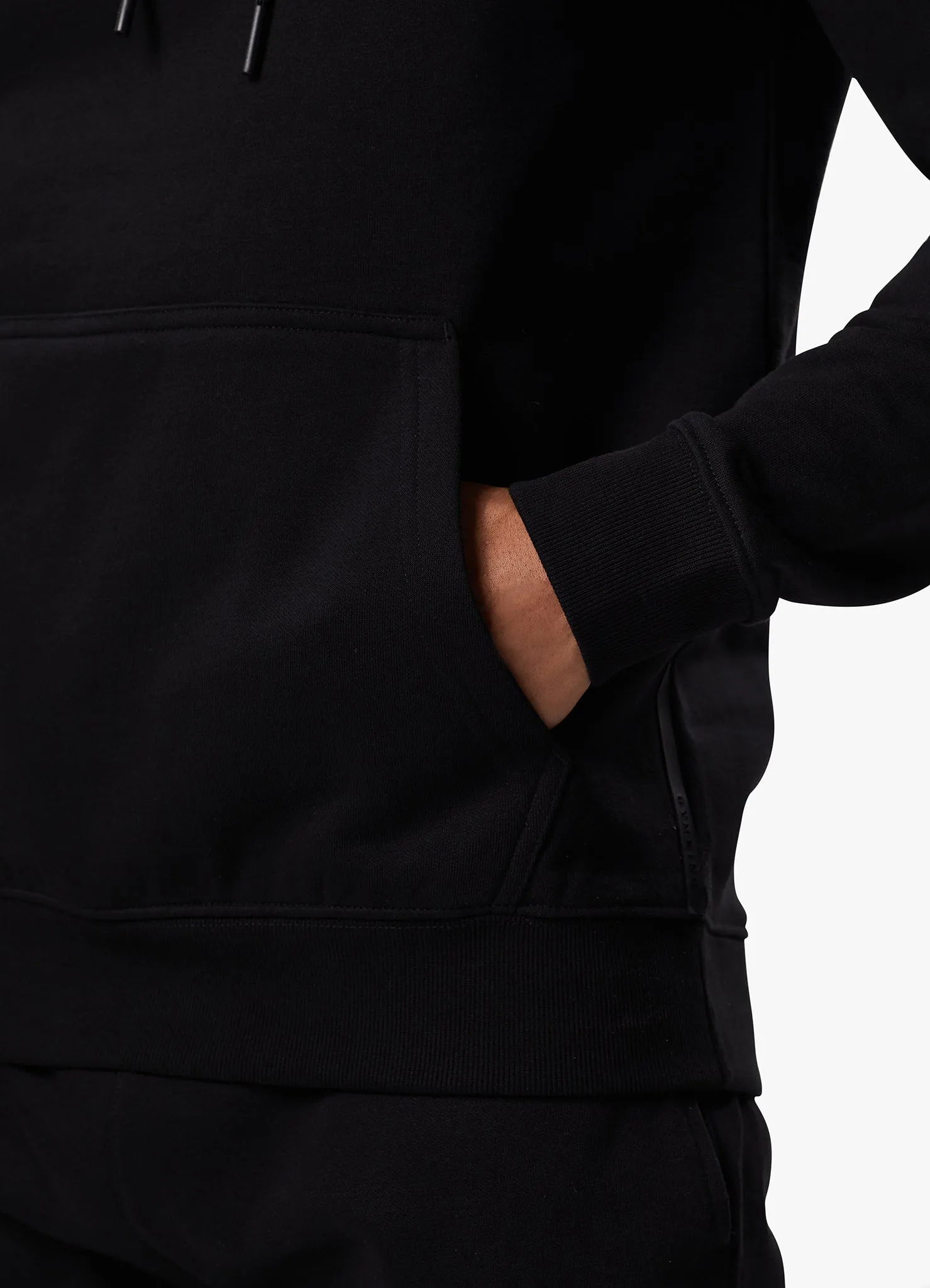 Gym King Pro Logo Fleece Tracksuit - Black/Red