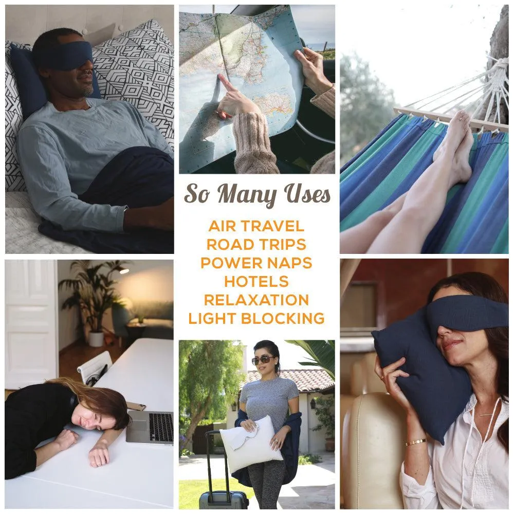 HappyLuxe Jet Black Escape Sleep Mask