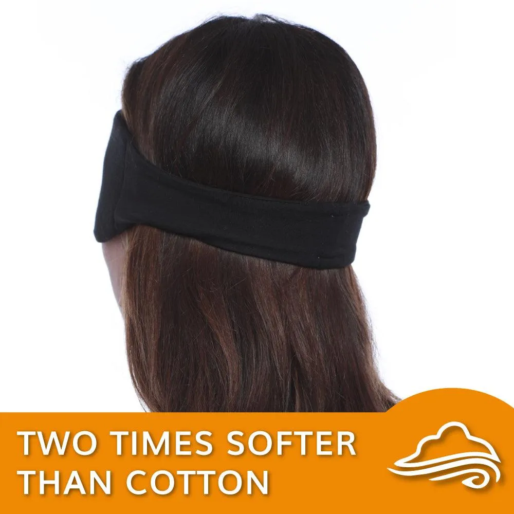 HappyLuxe Jet Black Escape Sleep Mask