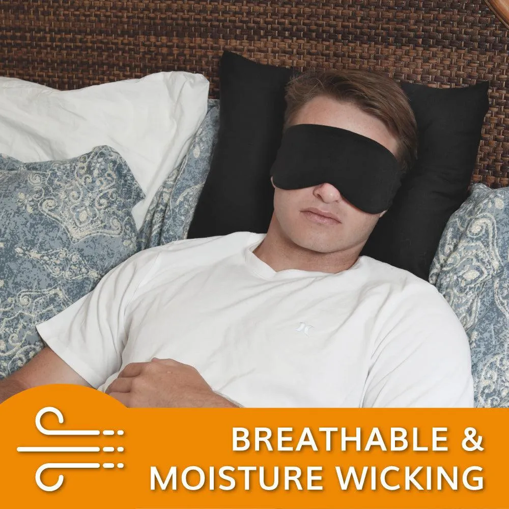HappyLuxe Jet Black Escape Sleep Mask