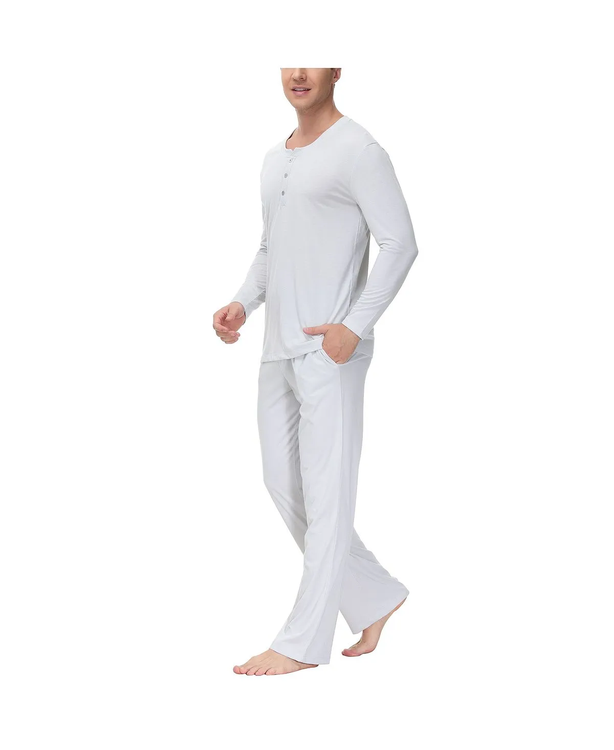 Henley INK IVY Men's Two Piece Pajama Set