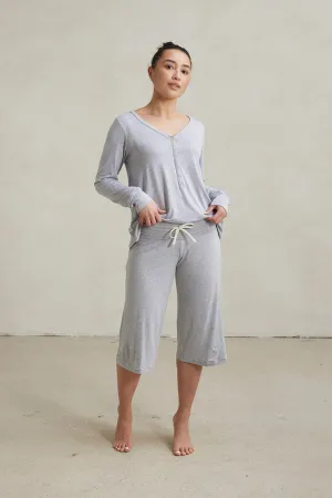 Henley Top   Capri Pant