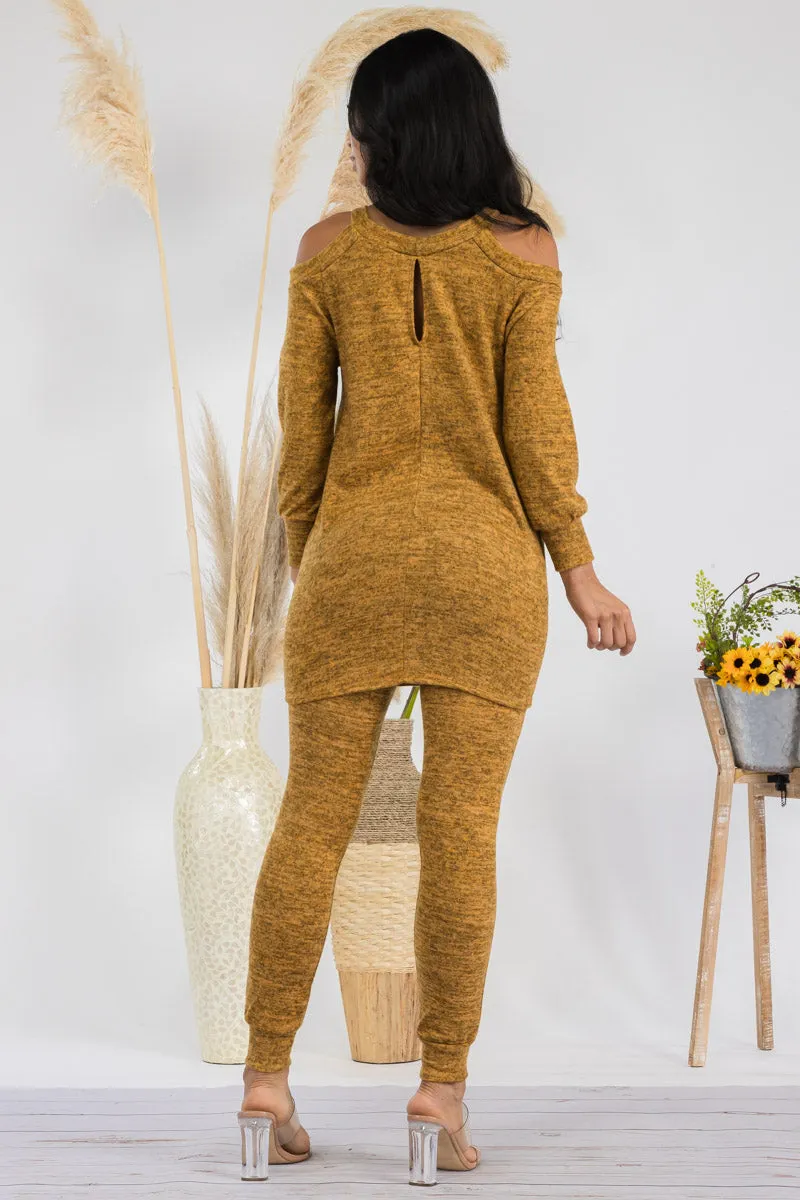 HH669X-SOLID - 2 PC TOP AND JOGGER SET