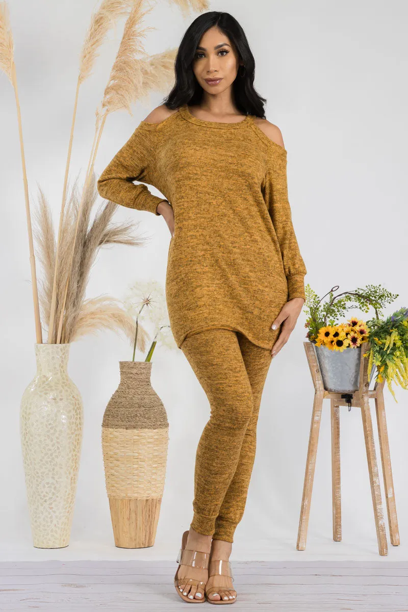 HH669X-SOLID - 2 PC TOP AND JOGGER SET