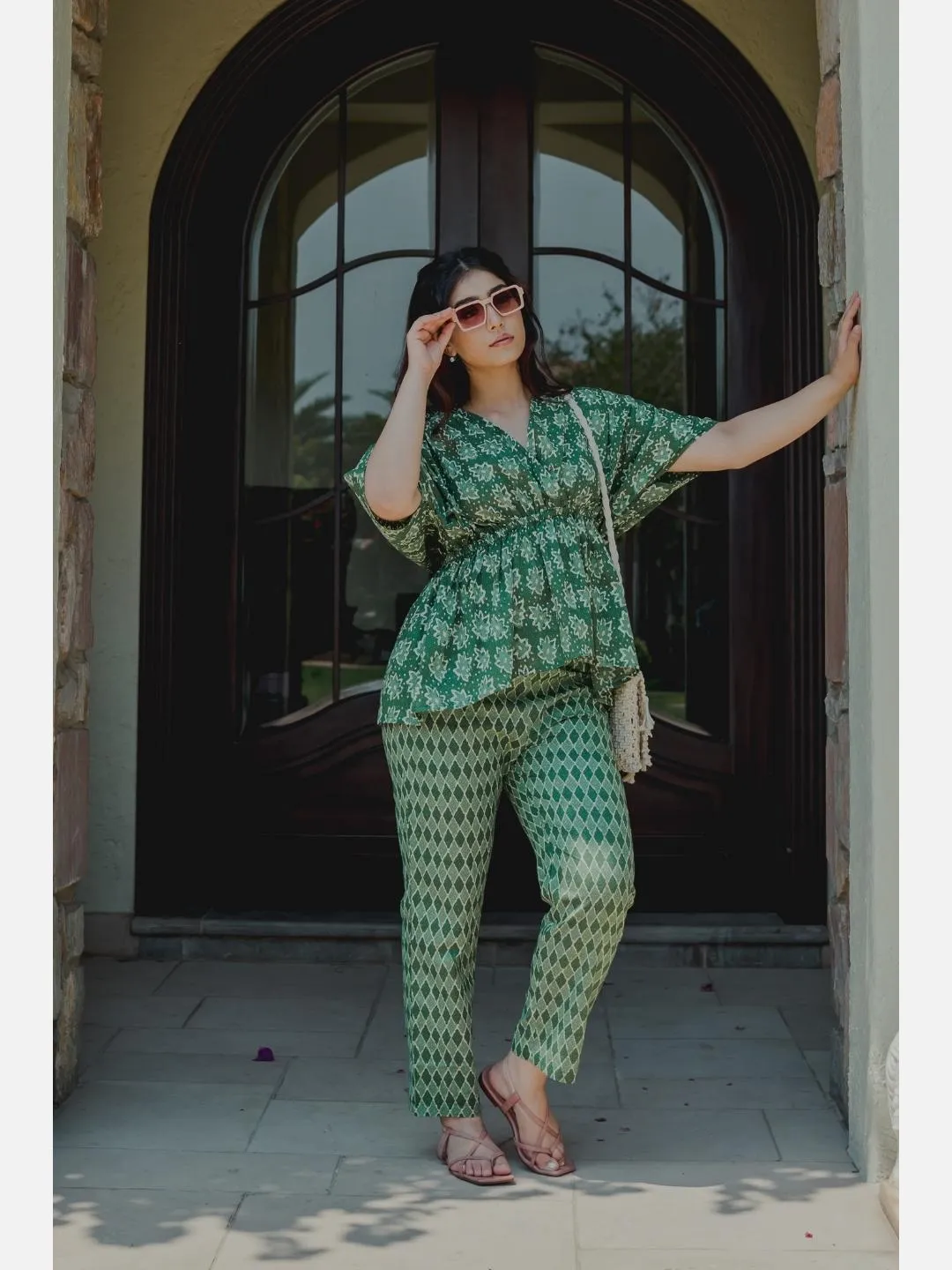High Low Green Loungewear