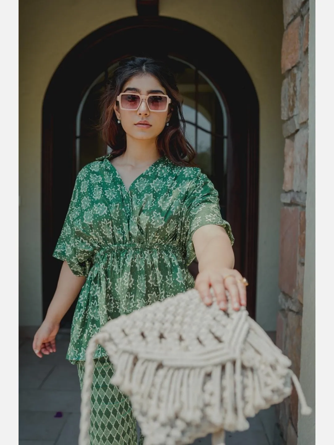 High Low Green Loungewear