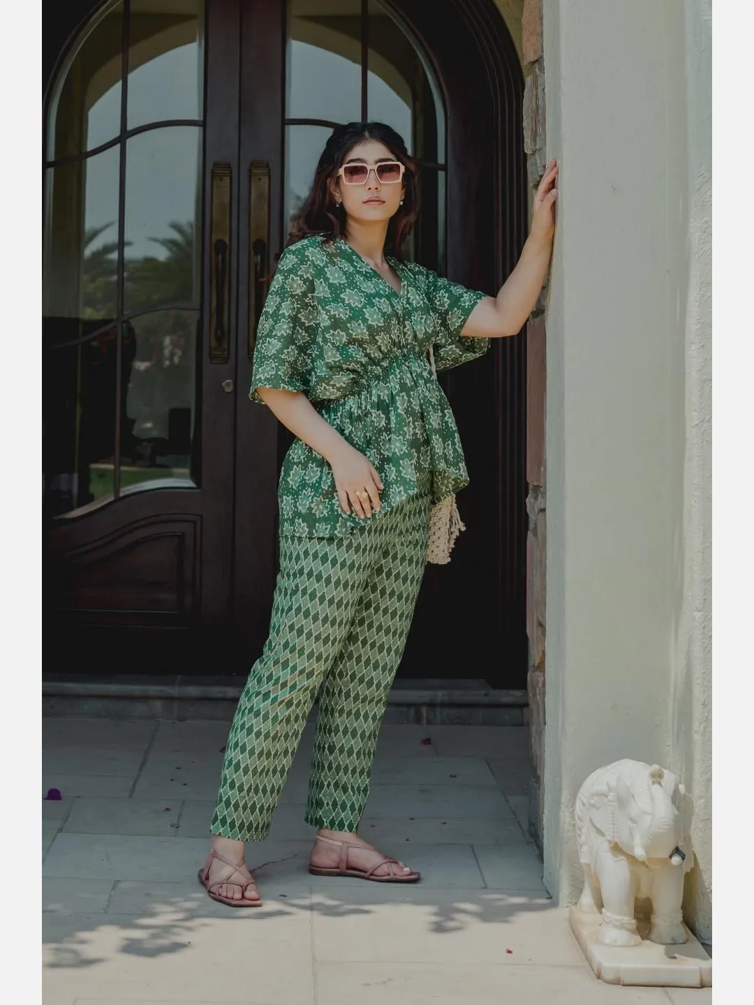 High Low Green Loungewear