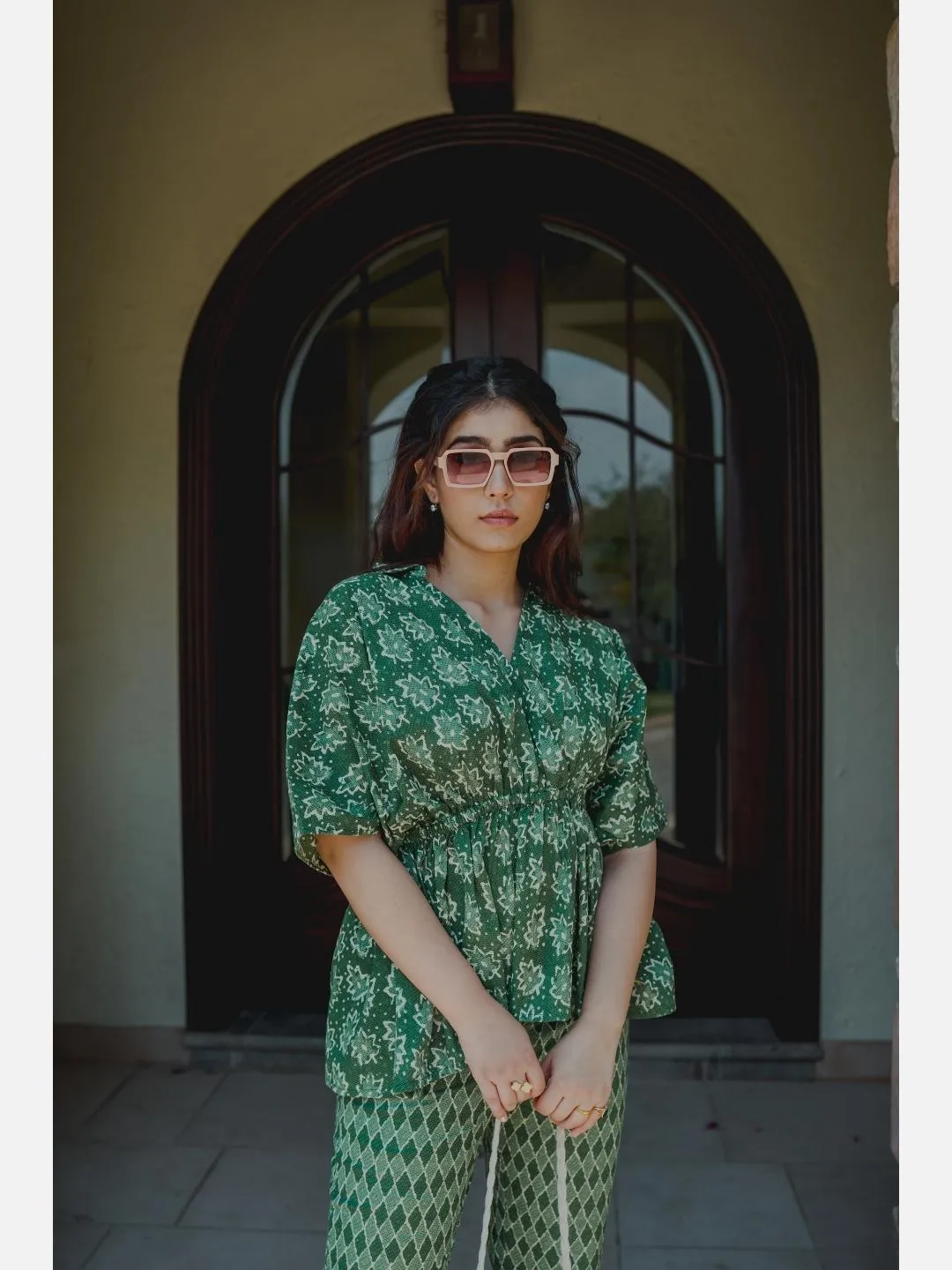 High Low Green Loungewear