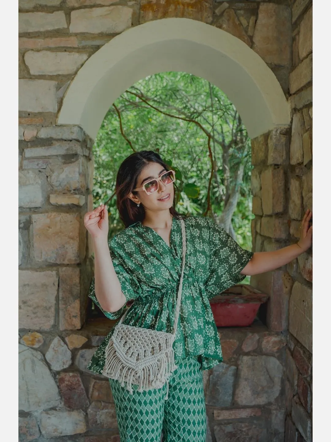 High Low Green Loungewear