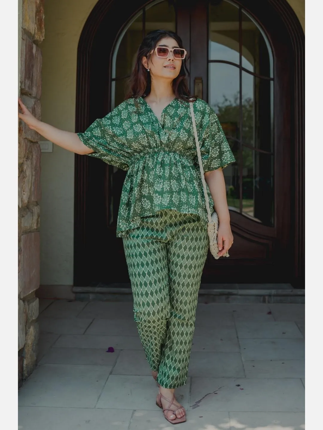 High Low Green Loungewear