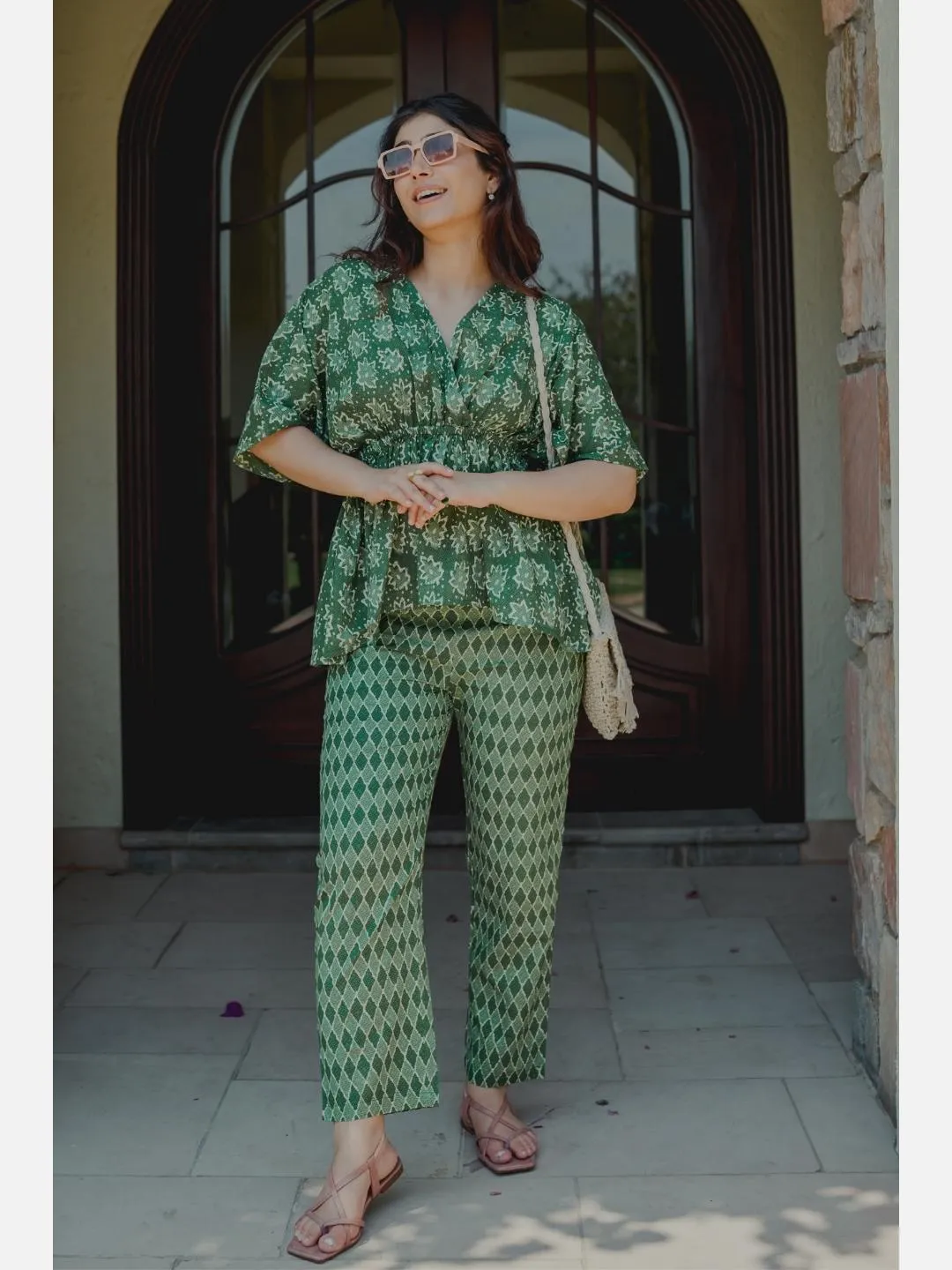 High Low Green Loungewear