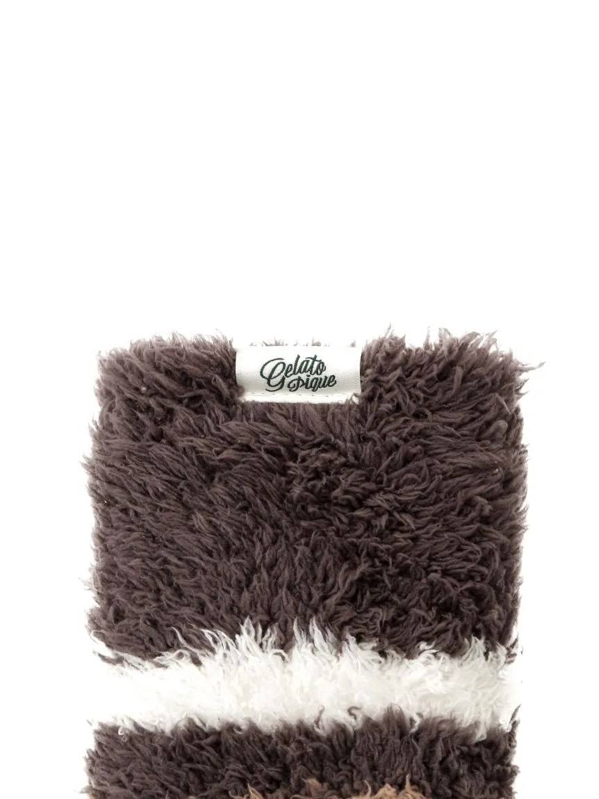 HOLIDAY Gelato Border Fuzzy Socks