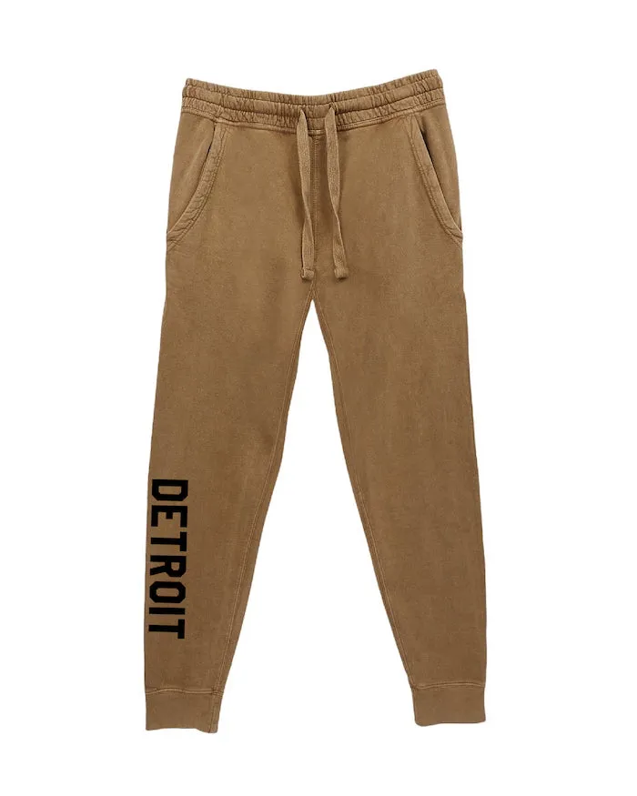 Ink Detroit Mineral Wash Hoodie - Camel