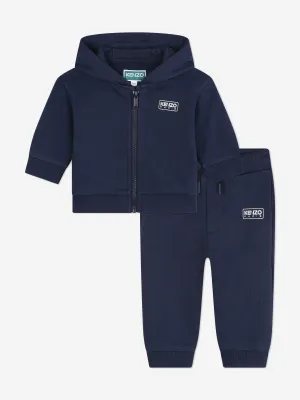 KENZO Baby Boys Logo Tracksuit in Navy