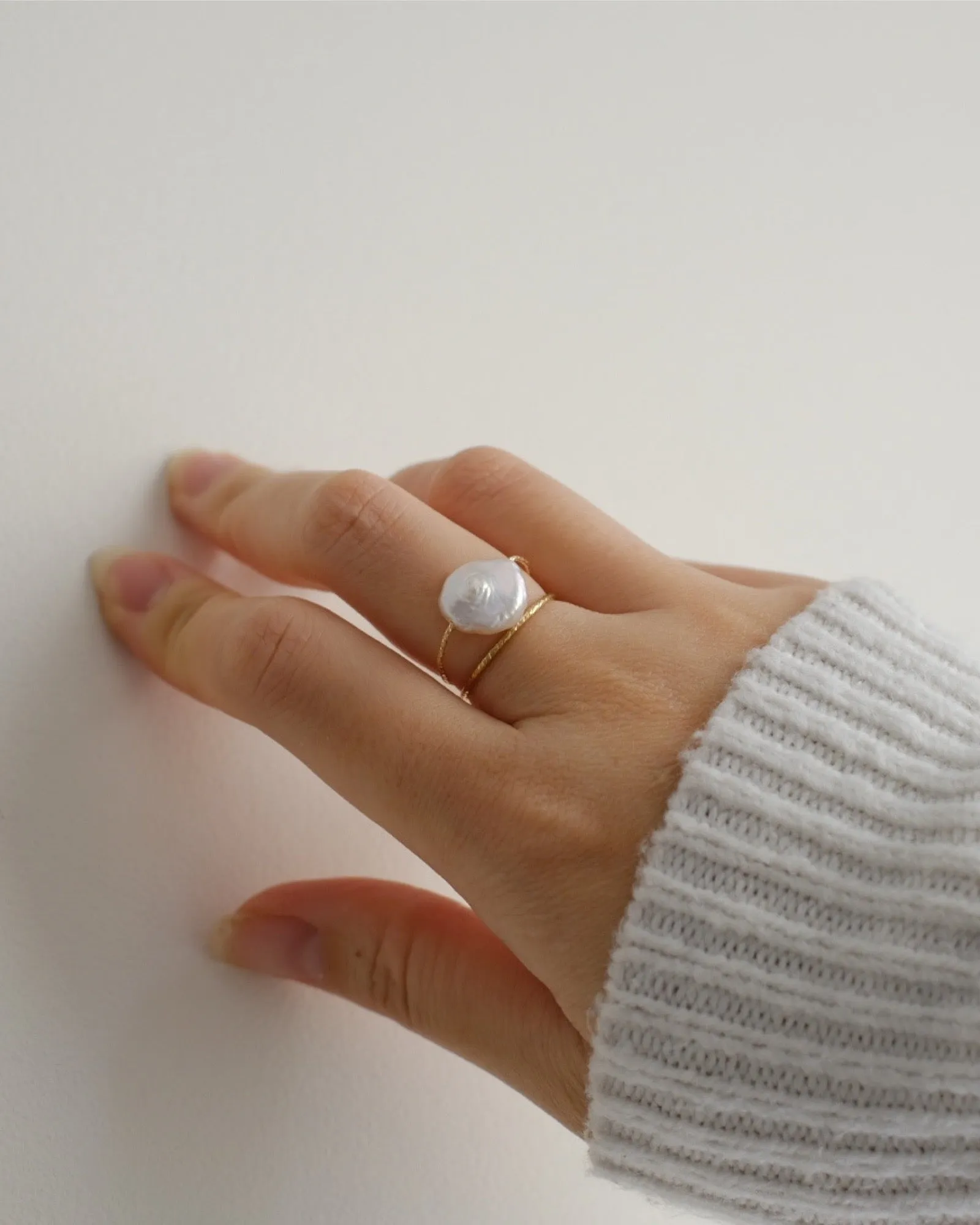 Keshi Pearl Daily Serenity Ring