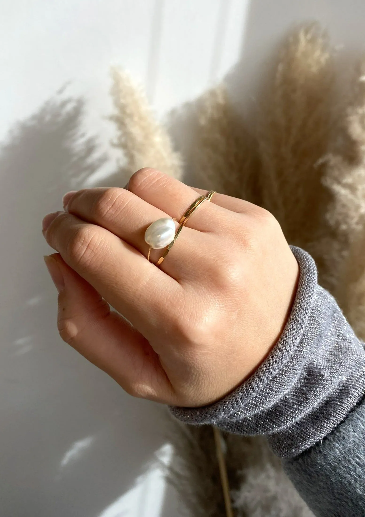 Keshi Pearl Daily Serenity Ring
